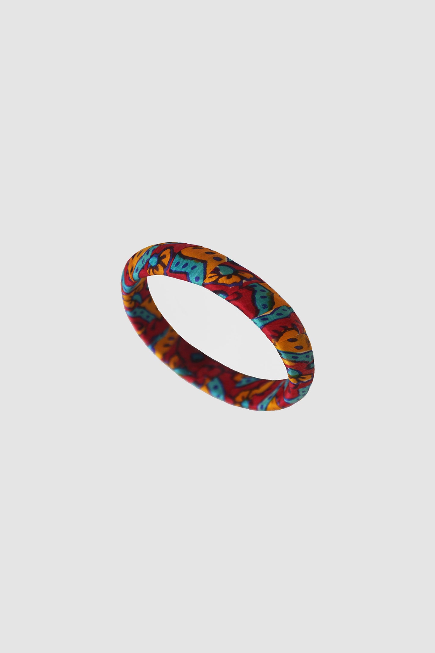 RANI AJRAK BANGLE 19MM IN SILK CHARMEUSE