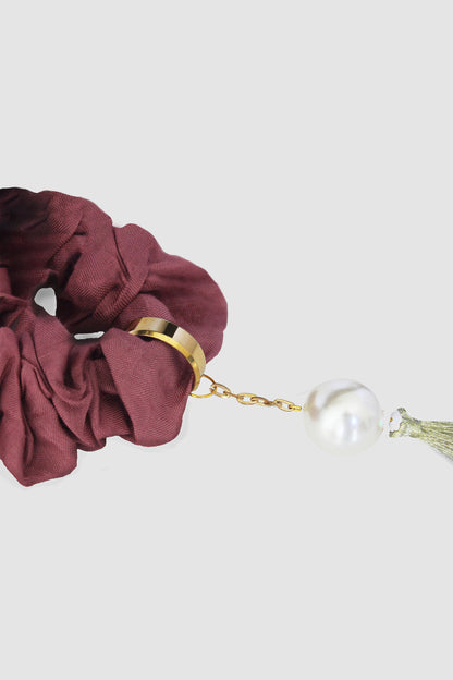 AYANA SCRUNCHIE IN COTTON SILK