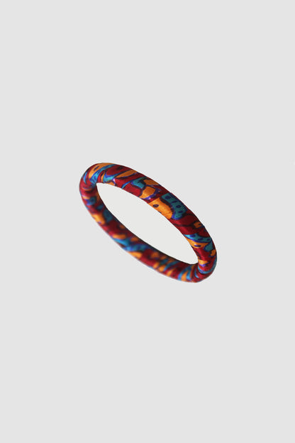 RANI AJRAK BANGLE 13MM IN SILK CHARMEUSE