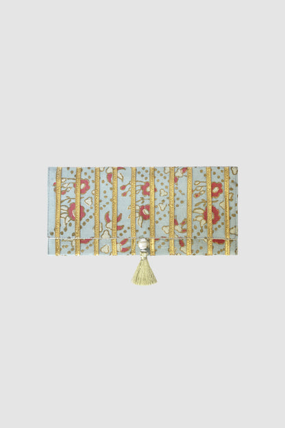 TAHIRA COIN PURSE IN COTTON SILK