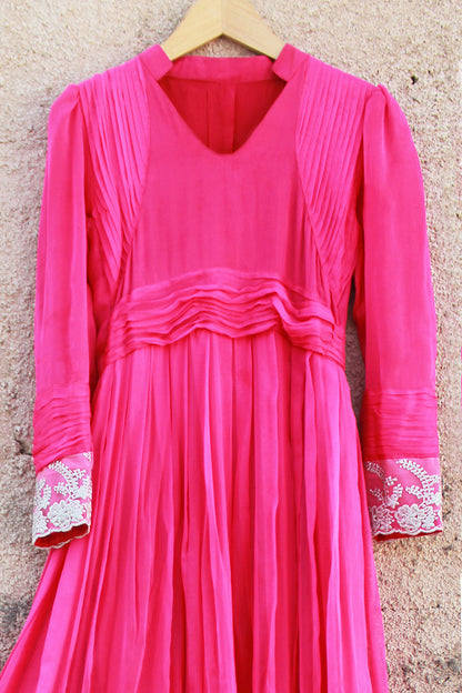RUBAB PISHWAS AND CHURIDAR IN SILK CHIFFON
