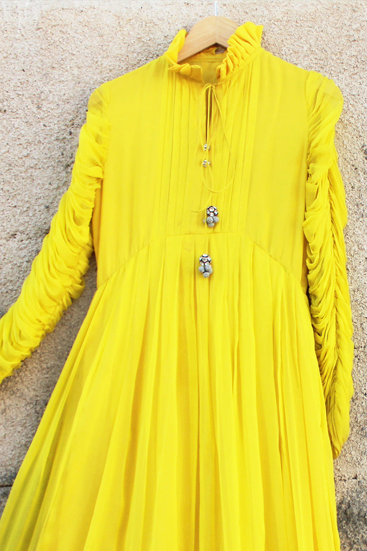 SARAH PISHWAS AND CHURIDAR IN SILK CHIFFON